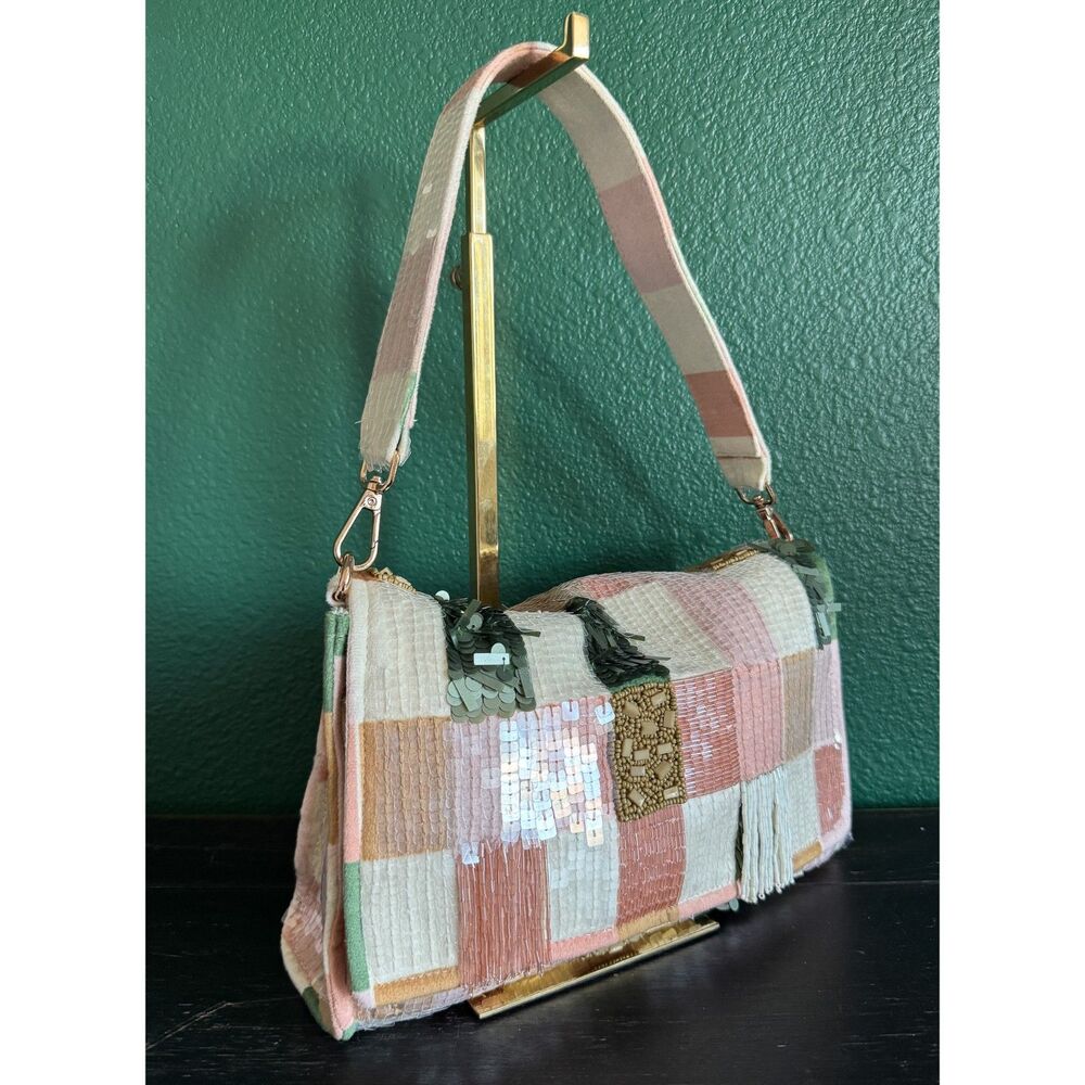 Anthropologie Maeve Audra Embellished Shoulder Bag - Picture 2 of 8
